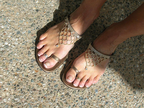 Elegant jeweled sandals Elegant jeweled sandals