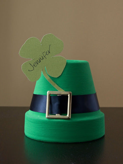 DIY st patricks day place card DIY st patricks day place card