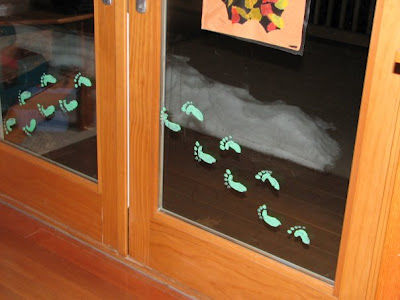 Leprechaun footprints Leprechaun footprints