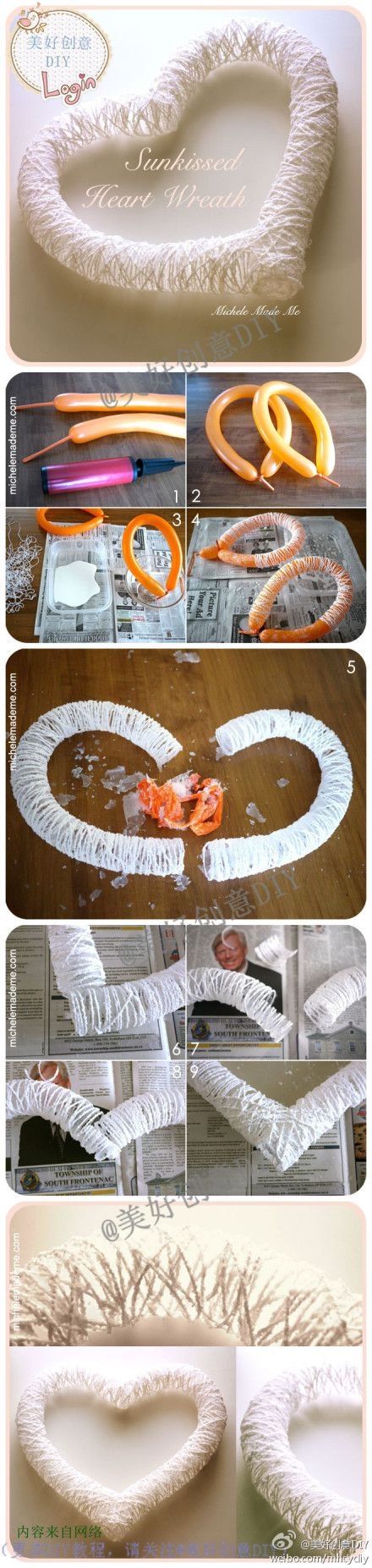 DIY Heart Wreath DIY Heart Wreath