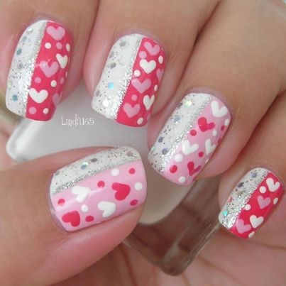 Two tone manicure
