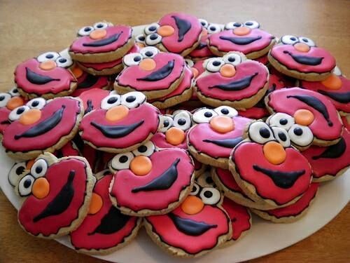 Elmo cookies