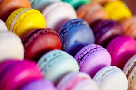 Colorful macarons