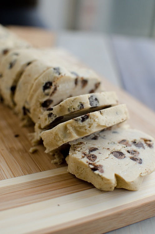 Cookie dough slices