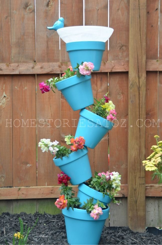 DIY Garden Planter and Birds Bath DIY Garden Planter and Birds Bath