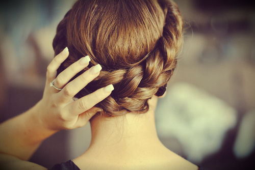 Thick braid wrap Thick braid wrap