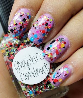 Graphical nail art