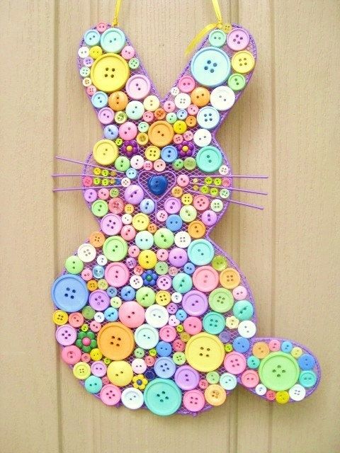 Button Easter Bunny