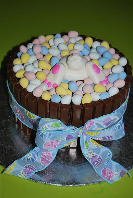 Easter Egg Basket Cake