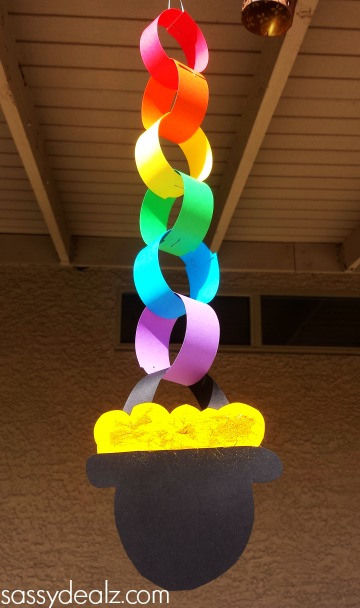 St patrick rainbow craft St patrick rainbow craft