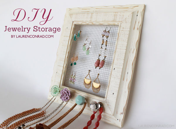 DIY jewelry frame