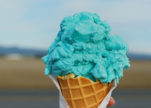Blue ice cream Blue ice cream