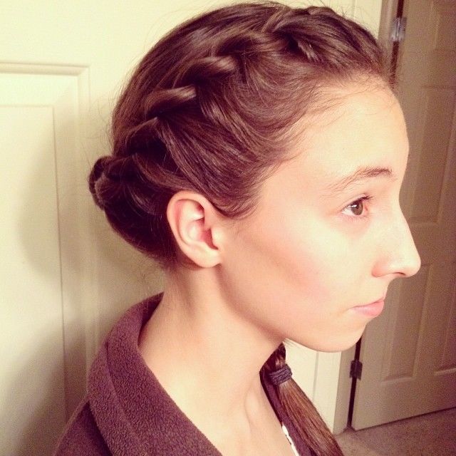 Rope crown braid