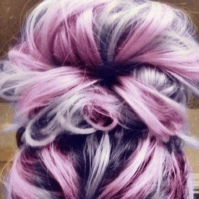 Purple bun