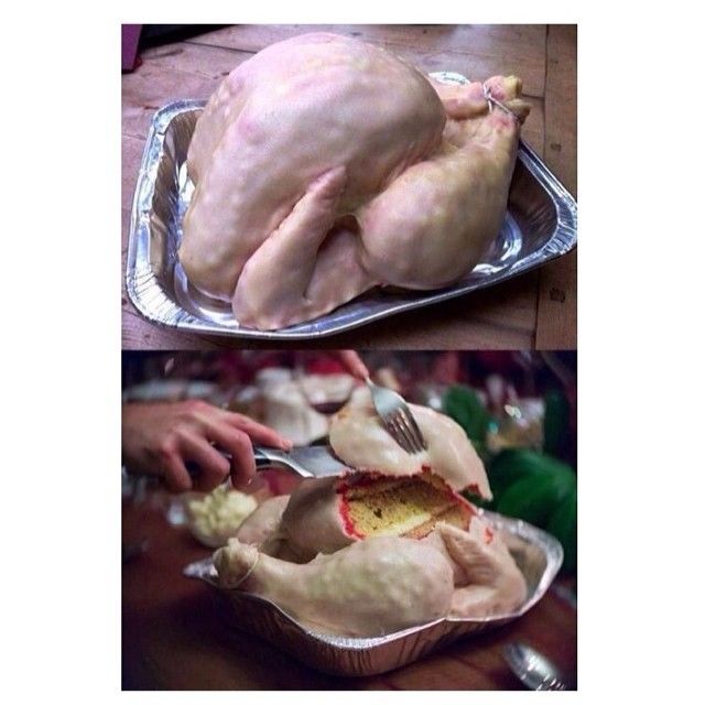 Turkey cake Turkey cake
