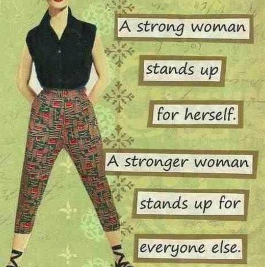 a strong woman