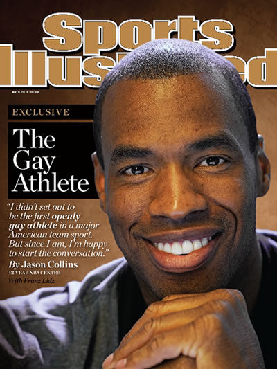 Jason Collins 1st openly Gay NBA player