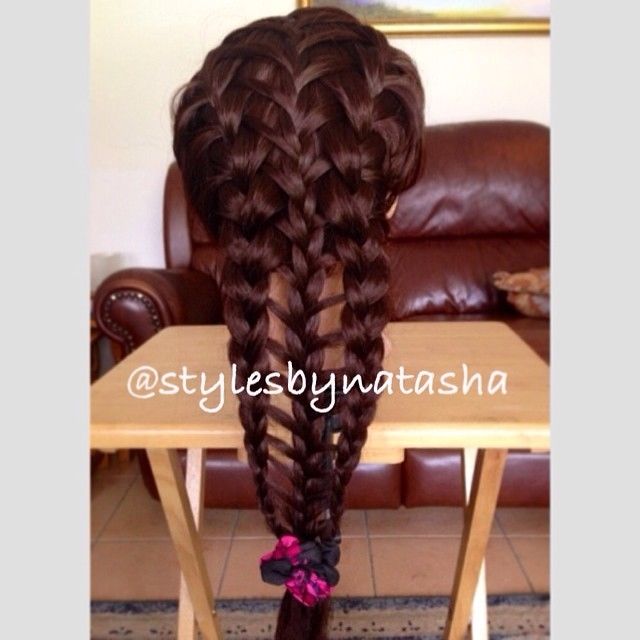 French feathered braids