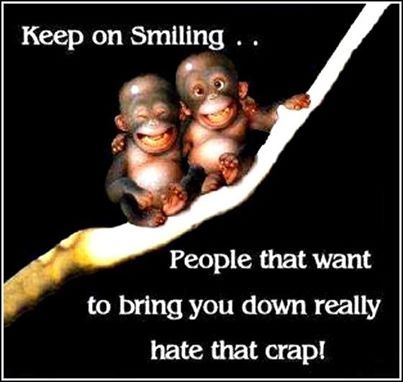 keep on smiling