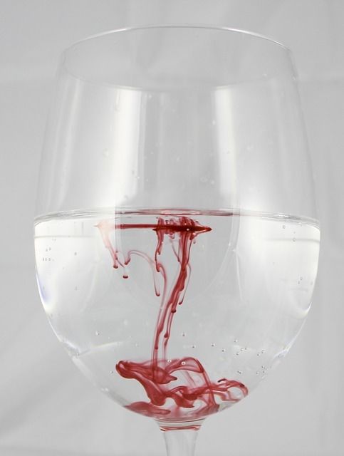 A drop of blood A drop of blood