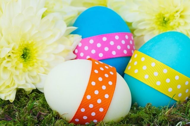 Colorful Easter eggs
