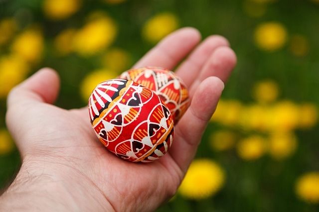 Painted Easter eggs Painted Easter eggs