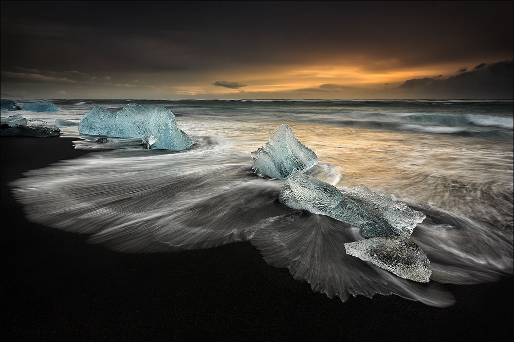 Ice blocks Ice blocks