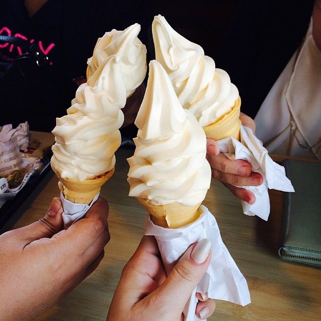 Vanilla ice cream