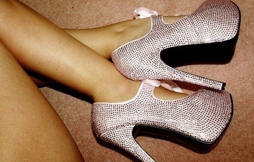 Pink Platforms with Tiny Studs