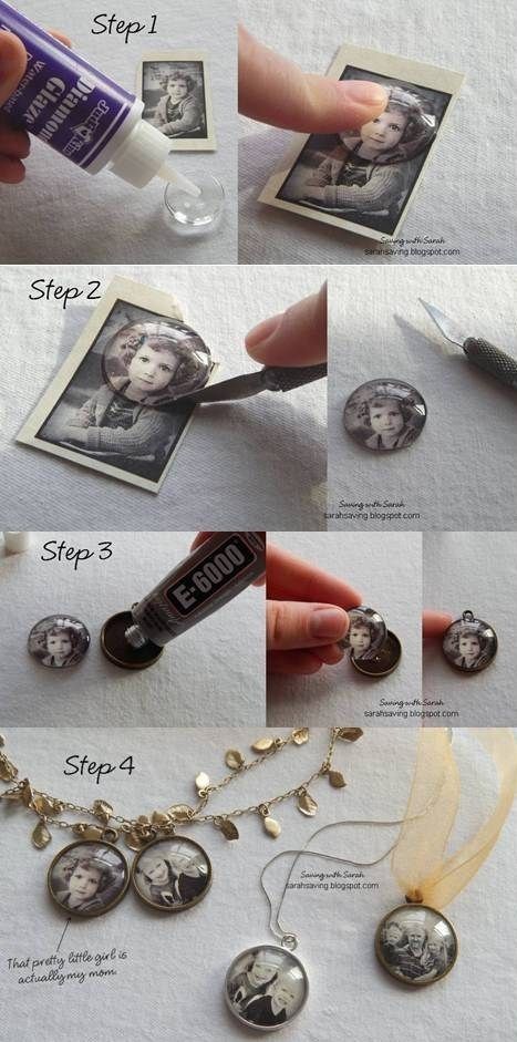 Easy DIY Photo Pendan Easy DIY Photo Pendan