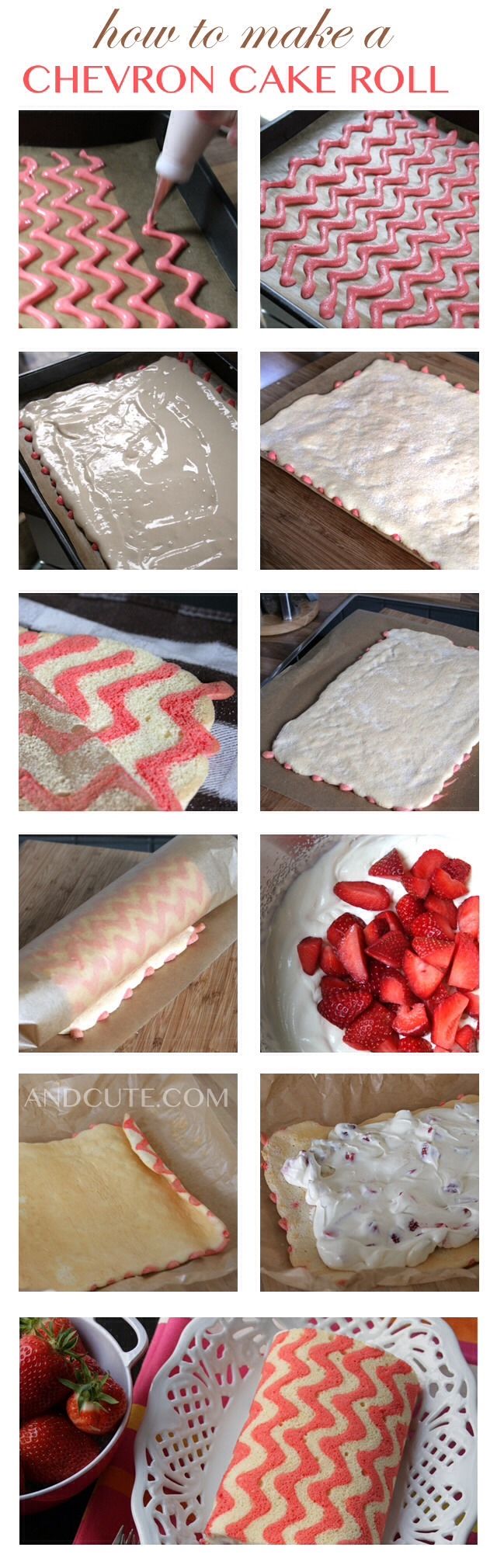 How To Make A Chevron Cake