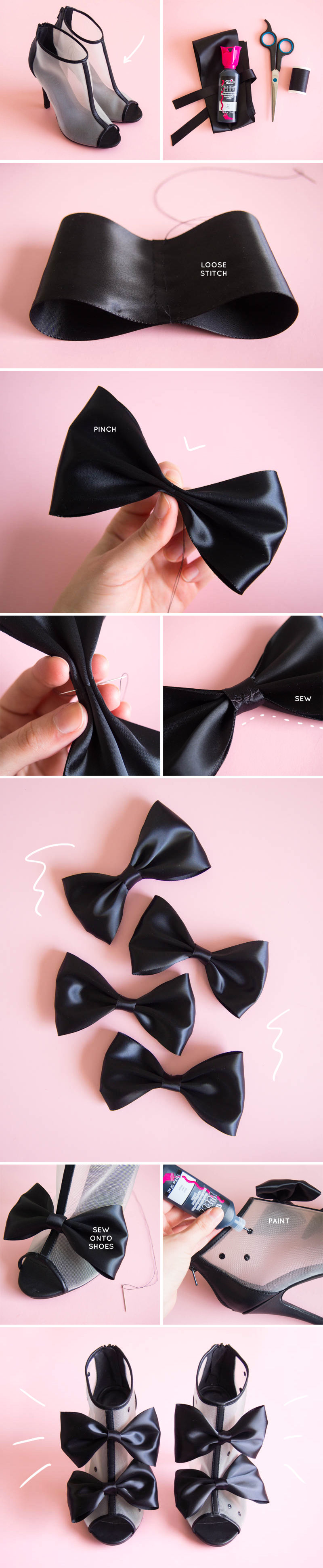 DIY Bow Booties