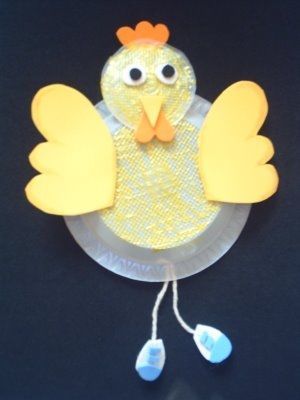 DIY Paper Plate Chicks