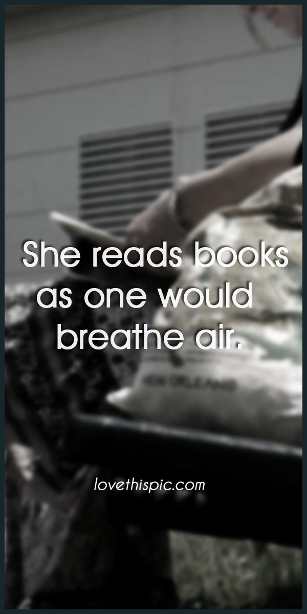 She reads She reads
