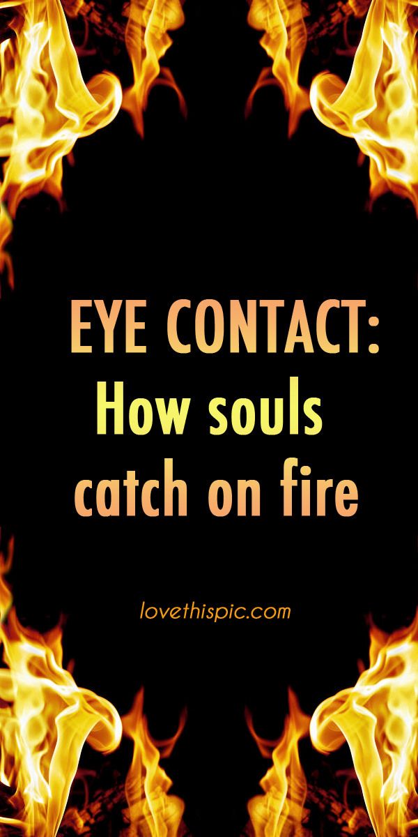 Eye contact