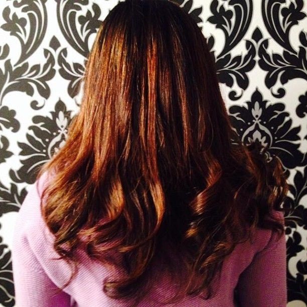 Brunette curls