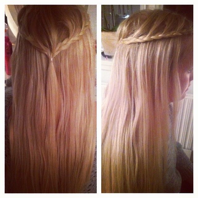 Waterfall braid