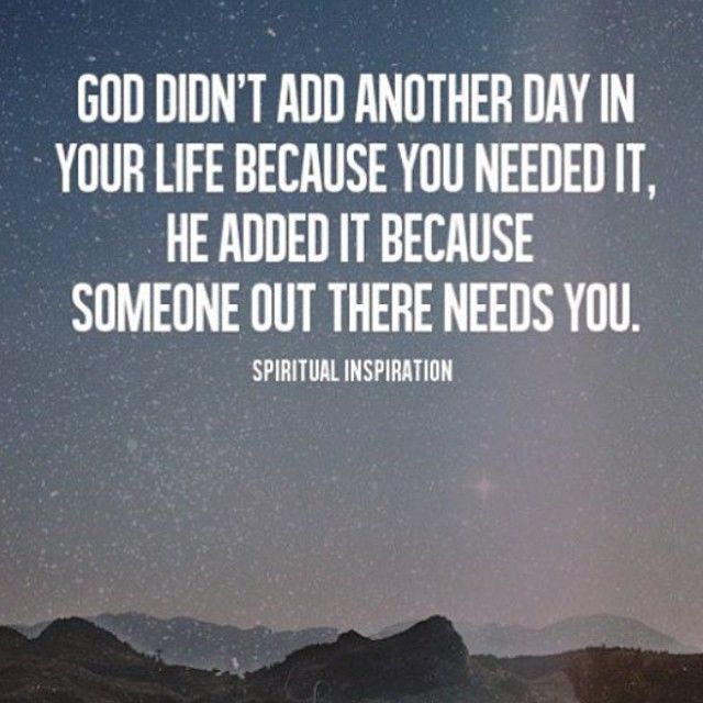 Someone out there needs you Someone out there needs you