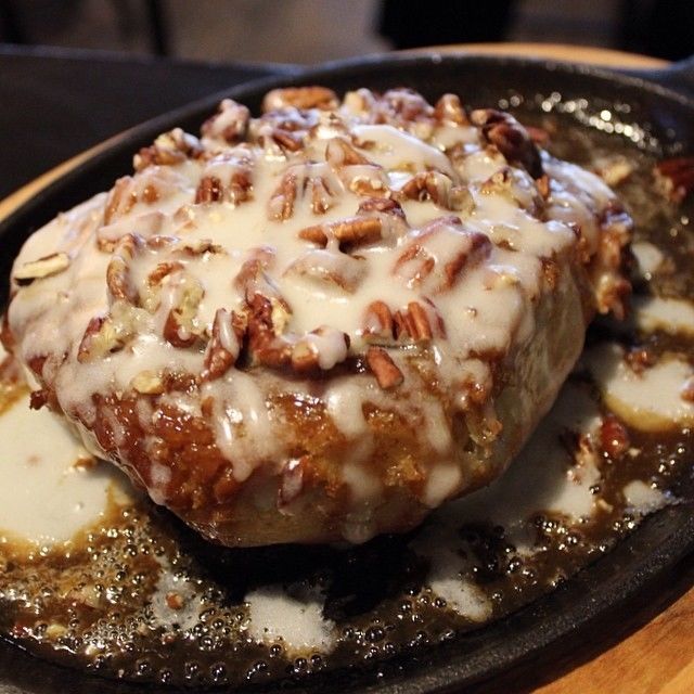 Sticky cinnamon bun Sticky cinnamon bun