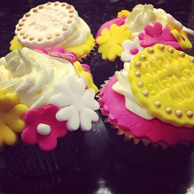 Spring inspired cupcakes