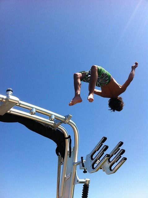 Diving boy