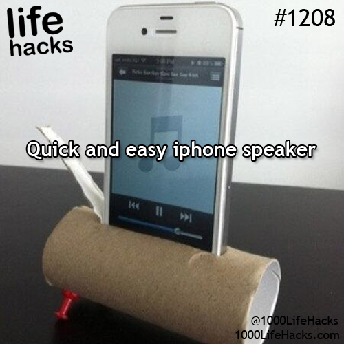 Quick and easy iPhone speaker