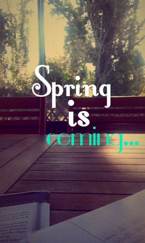 Spring is coming