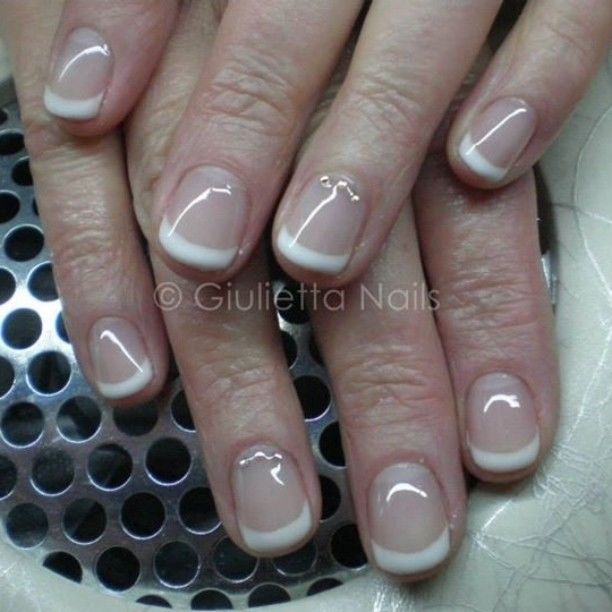 French tip manicure French tip manicure