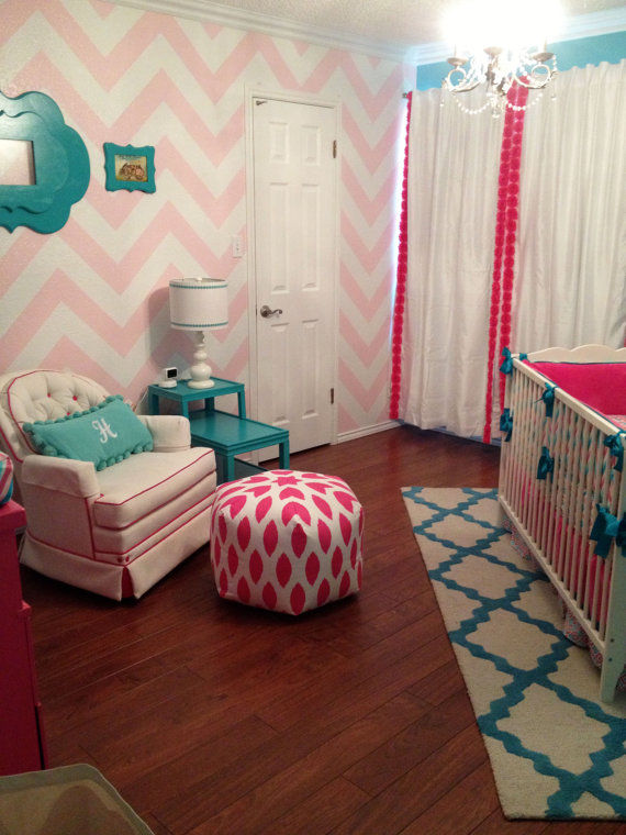 Contemporary modern print nursery Contemporary modern print nursery
