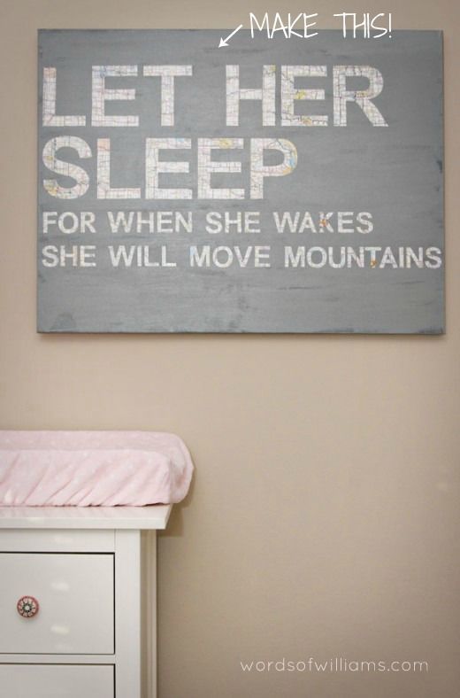 DIY Nursery Art