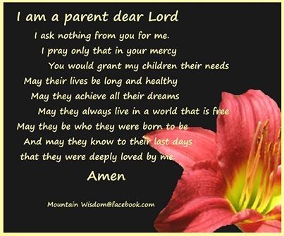 I am a parent