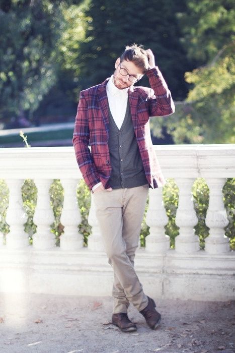Plaid blazer