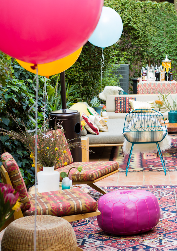 Mid Century Texan Outback baby shower