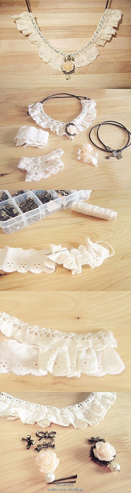 DIY Lace Collar